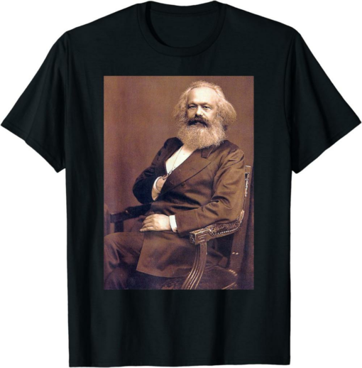 Karl Marx T-Shirt Vintage Marxist Communism Socialist