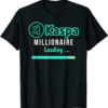 Kaspa Coin T-Shirt Crypto Millionaire Loading Digital Bullrun