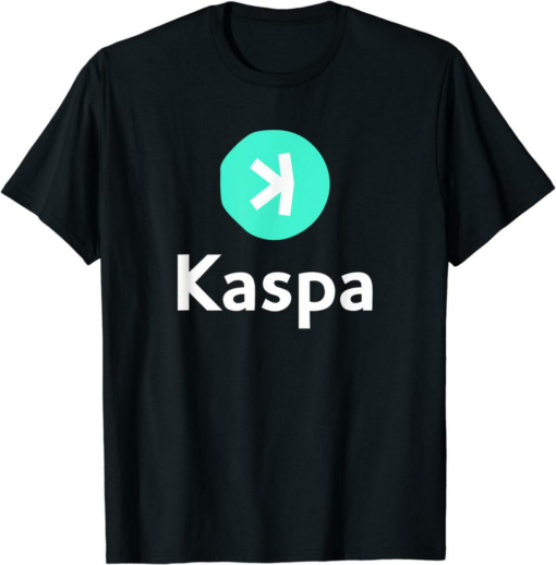 Kaspa Coin T-Shirt Crypto Miner Token Stake