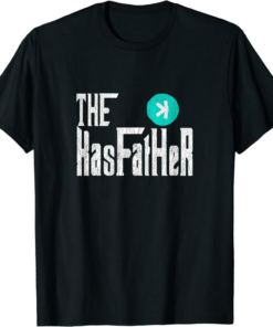 Kaspa Coin T-Shirt Funny Retro Crypto Logo Kas Token Stake
