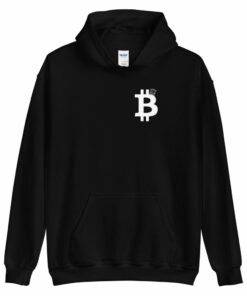 King Of The Hill Chest Badge Unisex Bitcoin Hoodie