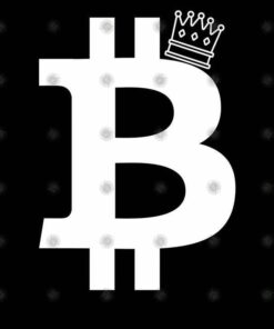 King Of The Hill Chest Badge Unisex Bitcoin Hoodie