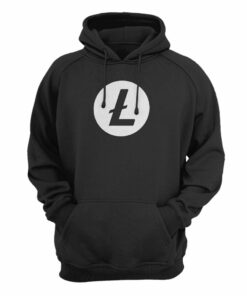 Litecoin LTC Cryptocurrency Symbol Hoodie