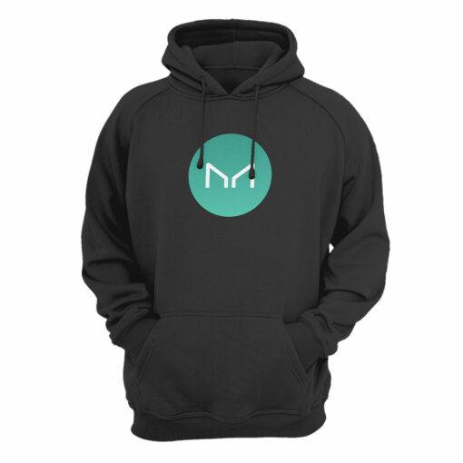 Maker (MKR) Cryptocurrency Symbol Hooded Sweatshirt