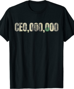 Millionaire T-Shirt Entrepreneur CEO 000 000 Businessman