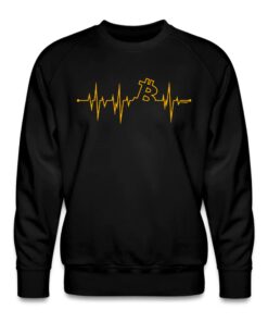 My Heart Beats Bitcoin Crewneck Sweatshirt