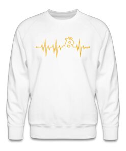 My Heart Beats Bitcoin Crewneck Sweatshirt 2 My Heart Beats Bitcoin Crewneck Sweatshirt 3