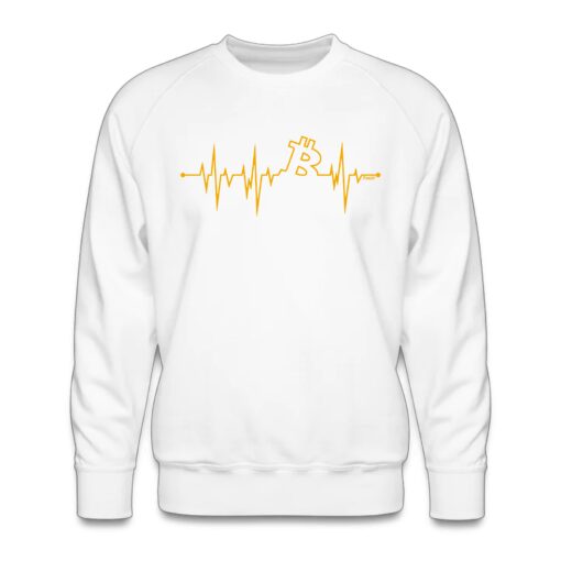 My Heart Beats Bitcoin Crewneck Sweatshirt