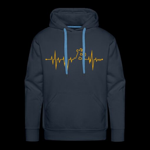 My Heart Beats Bitcoin Hoodie Sweatshirt