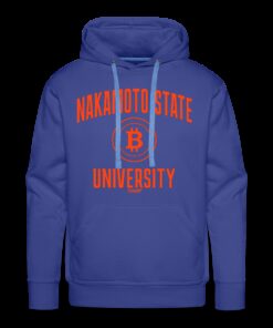 Nakamoto State University Orange Bitcoin Hoodie Sweatshirt 1