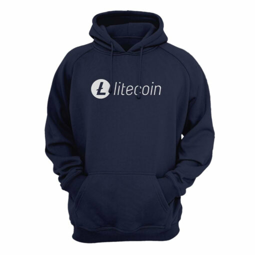 New Litecoin LTC Crypto Logo Hoodie