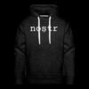 Nostr (White) Bitcoin Hoodie Sweatshirt