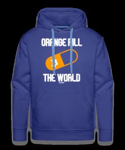 Orange Pill The World Bitcoin Hoodie Sweatshirt 2 Orange Pill The World Bitcoin Hoodie Sweatshirt 3