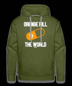 Orange Pill The World Bitcoin Hoodie Sweatshirt 4 Orange Pill The World Bitcoin Hoodie Sweatshirt 5