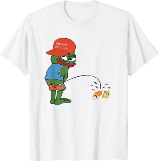 Pepe Coin T-Shirt Crypto Meme Blockchain Token Funny