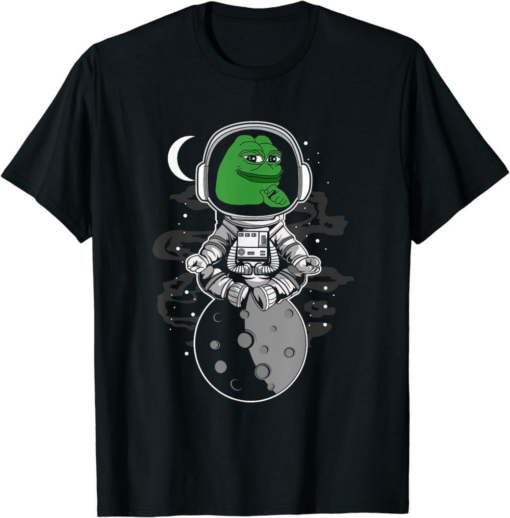 Pepe Coin T-Shirt Crypto Meme Blockchain Token Trendy