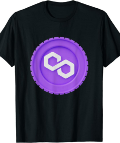 Polygon Blockchain T-Shirt Logo Icon Cryptocurrency