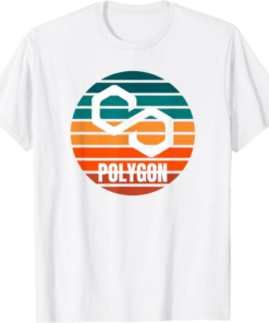 Polygon Blockchain T-Shirt MATIC Crypto Modern Cool