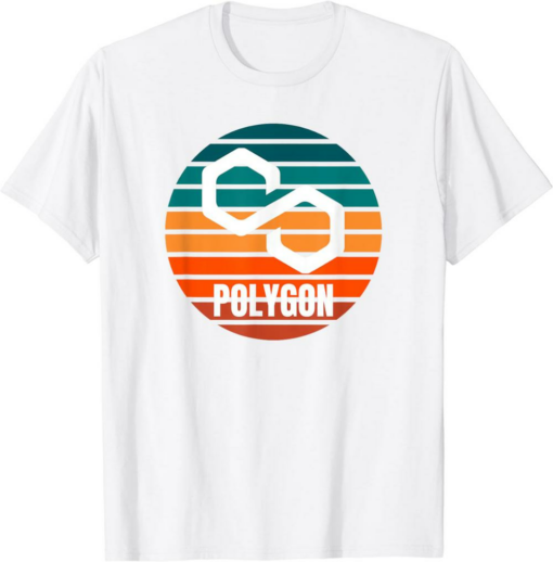 Polygon Blockchain T-Shirt MATIC Crypto Modern Cool