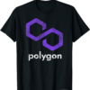 Polygon Blockchain T-Shirt Vintage Matic Crypto Logo
