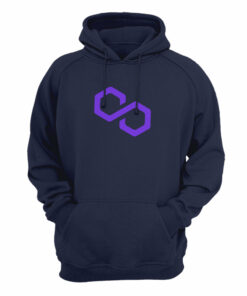 Polygon (MATIC) Cryptocurrency Symbol Hooded Sweatshirt Polygon (MATIC) Cryptocurrency Symbol Hooded Sweatshirt