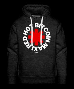 Red Hot Bitcoin Maxi Hoodie Sweatshirt