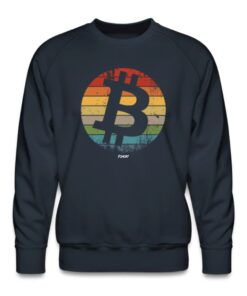 Retro Bitcoin Crewneck Sweatshirt
