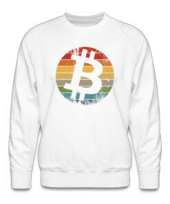 Retro Bitcoin Crewneck Sweatshirt
