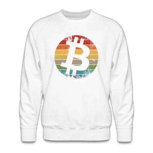 Retro Bitcoin Crewneck Sweatshirt