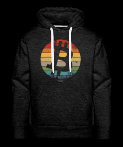 Retro Bitcoin Hoodie Sweatshirt