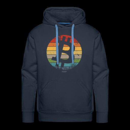 Retro Bitcoin Hoodie Sweatshirt