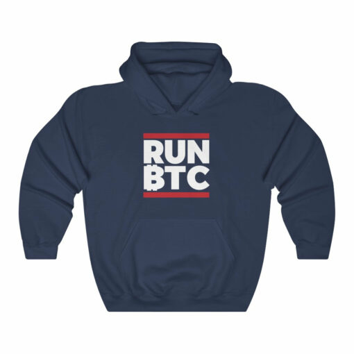 Run Bitcoin BTC Hoodie