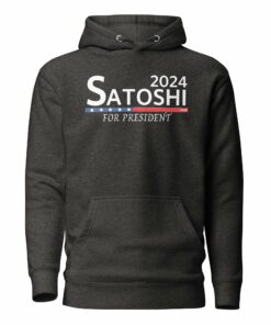 Satoshi For President 2024 Bitcoin Hoodie Sweatshirt 3