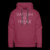 Satoshi Is Female Bitcoin Hoodie Sweatshirt