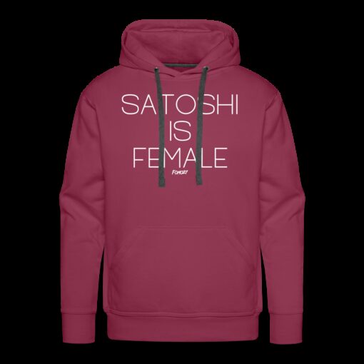 Satoshi Is Female Bitcoin Hoodie Sweatshirt