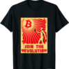 Satoshi T-Shirt Bitcoin BTC Hodl Join The Revolution