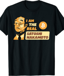 Satoshi T-Shirt Bitcoin Blockchain Satoshi Nakamoto
