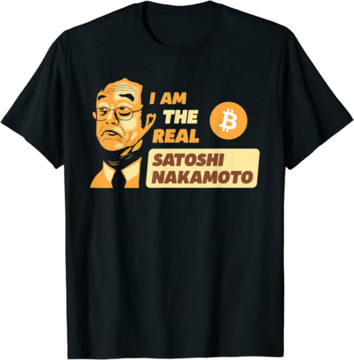 Satoshi T-Shirt Bitcoin Blockchain Satoshi Nakamoto