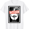 Satoshi T-Shirt Bitcoin Nakamoto Face Cryptocurrency