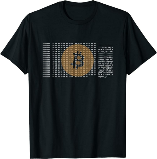 Satoshi T-Shirt Bitcoin Nakamoto Genesis Block Crypto