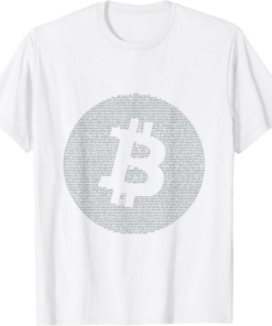 Satoshi T-Shirt Bitcoin Whitepaper Nakamoto