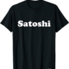 Satoshi T-Shirt Blockchain Crypto Funny Meme