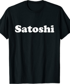 Satoshi T-Shirt Blockchain Crypto Funny Meme
