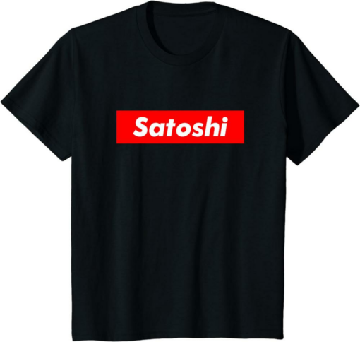 Satoshi T-Shirt Blockchain Cryptocurrency