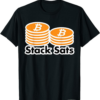 Satoshi T-Shirt Build Your Bitcoin Stack Sats BTC