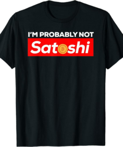 Satoshi T-Shirt Crypto Bitcoin Logo 2009
