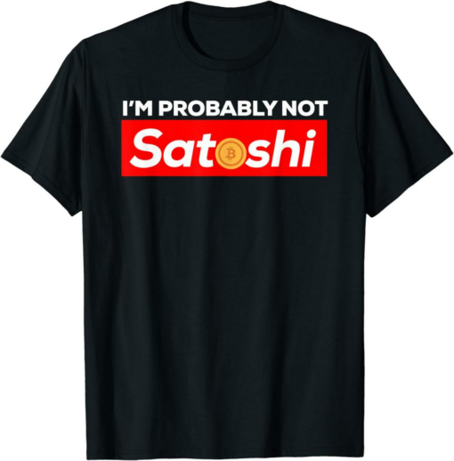 Satoshi T-Shirt Crypto Bitcoin Logo 2009