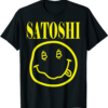 Satoshi T-Shirt Cryptocurrency Yellow Smile Face