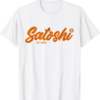 Satoshi T-Shirt Est 2009 Bitcoin Creator Blockchain Currency