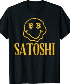 Satoshi T-Shirt Funny Est 2009 Bitcoin Creator Blockchain
